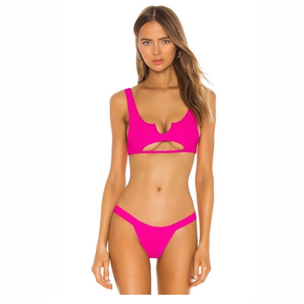 Frankie’s Bikinis pink bikini